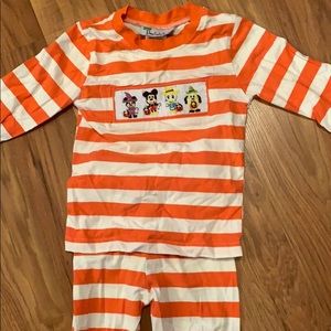 Sweet Carolina Smocks Mickey Halloween Pj’s - 18mo